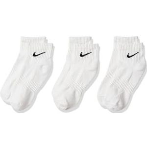 Nike Everyday Csh Ankl 3Pr 132 Sokken voor heren White/Black M