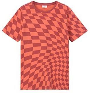 s.Oliver Junior Boy's T-shirt, korte mouwen, oranje, 164, oranje, 164 cm