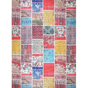 MANI TEXTILE TPS_TETRIS_FRO_80 tapijt, polyester, meerkleurig, 80 x 150