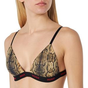 HUGO Dames Triangle Print Bra, Open Miscellaneous976, L