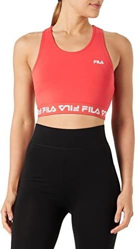 FILA Dames Savannah Taped Sport Top, Cayenne, L, cayenne, L