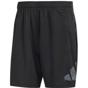 adidas Heren Train Essentials Seizoensgebonden Grote Logo Korte Shorts, XL7 Zwart