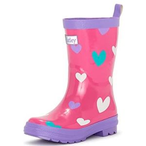 Hatley Wellington regenlaarzen met print voor meisjes, Roze Sweethearts 650, 33 EU