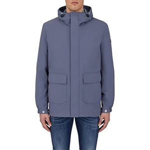 Armani Exchange Heren Internal Detailchable, Twee Pieces Jacket, Grisaille/Tradewinds, L