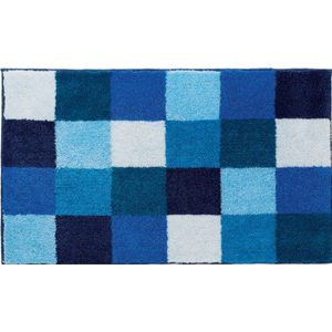 Grund 1-delige badmat Bona, 80 x 150 cm, blauw