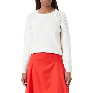 BOSS Women's C_Folmar Knitted_Sweater, Open White118, XL