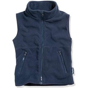 Playshoes Uniseks knuffelzacht fleece vest voor kinderen, blauw (marine), 140 cm