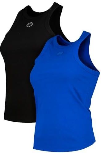 HUGO - Blue Tanktop - Set van 2 - Elastische Katoenkwaliteit