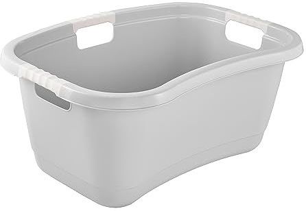 Wasmand - Grijs - Kunststof - Ruimte voor 5kg Was
