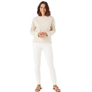Garcia Damesbroek Non Denim Broek, wit, 25