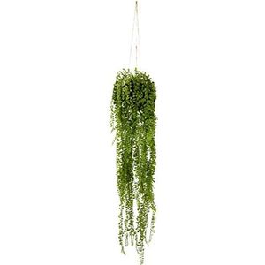 Senecio kunstmatige hanger in hanglampen op aardballen groene planten kunstplant kamerplant zijden bloemen decoratieve groene erwt aan band erwtenplant kralenkoord struik struiken