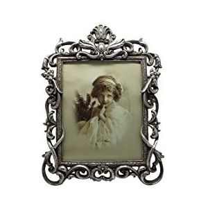 Biscottini Tafelfoto's, 30 x 2,5 x 39,5 cm, fotolijst van hars, gemaakt in Italië, vintage fotolijst, handbeschilderd