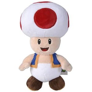 Nintendo Super Mario pluche Toad, 20 cm