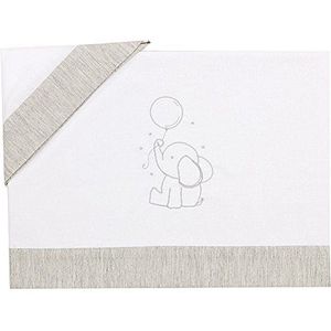 Bolin Bolon Baby - lakens, kleur grijs 60 x 120 cm grijs.