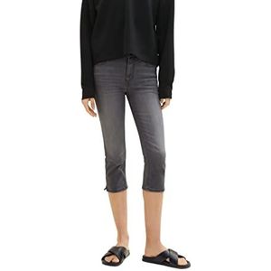 TOM TAILOR Dames Kate Capri Jeans, 10210 - Grey Denim, 26