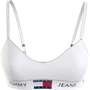 Tommy Jeans Bralette push-up bh's voor dames, Wit, L