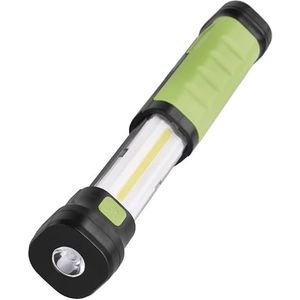 EMOS Uittrekbare LED-werklamp, oplaadbare accu-inspectielamp met 3 lichtmodi, waterdichte werkplaatslamp met 2000mAh batterij incl. USB-C oplaadkabel, verlichtingsduur 16h, helderheid 450lm