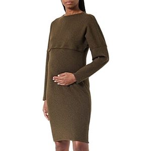 Noppies Maternity Riva Nursing damesjurk met lange mouwen, donkerolijf-P981, XS