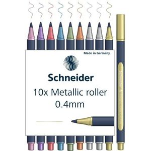 Schneider Metallic rollerball Paint-It 050 Pen Set - 0.4mm assortiment, Doos 10 stuks