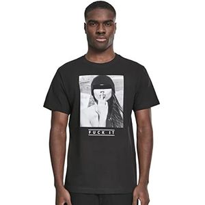 Mister Tee Heren F#? kit Tee, heren T-shirt in 4 verschillende kleuren, maat XS - 5XL, zwart, XXL