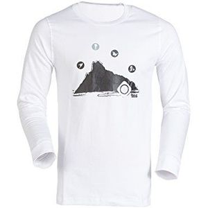 Izas T-shirt met lange mouwen IMSTS00761WH/BKS Heren