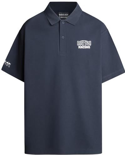 Red Bull Racing - Moto - Poloshirt - Korte Mouw - Zwaargewicht Katoenpiqué