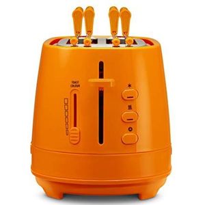 Dè Longhi CTLAP2203.O broodrooster met tang, 550 watt, oranje, kunststof