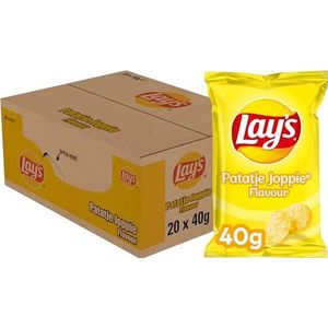 Lay's Patatje Joppie Chips, Doos 20 stuks x 40 g