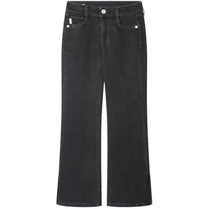 Pepe Jeans Slim Flare HW WILLA Jeans, voor meisjes, zwart (denim-9FB), 12, Zwart (Denim-9fb), 12 jaar
