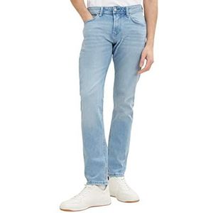 Tom Tailor Denim Pier's slim jeans heren, 10117-Gebruikte gebleekte blauwe denim, 36W / 34L