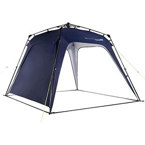 Lumaland Outdoor paviljoen, 2,5 x 2,5 m, waterdicht en uv-bescherming, tuintent incl. 1 x zijpaneel, tas en haringen, robuuste camping en partytent, pop-up tent in 2 minuten, marineblauw