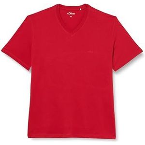 s.Oliver Sales GmbH & Co. KG/s.Oliver T-shirt voor heren, korte mouwen, rood, XXL