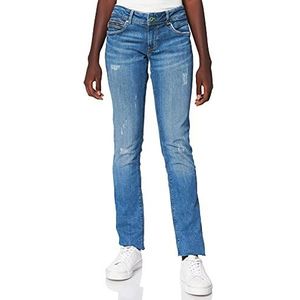 Pepe Jeans Slim Fit Jeans voor dames, blauw (Whisper Wash Destroy Ww5), 31W x 32L