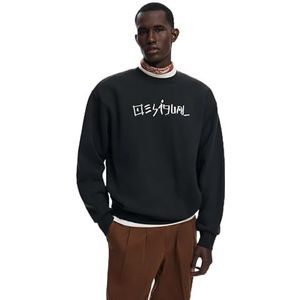 Desigual Sweat_Aquiles, 2006 GRIS Oscuro, L, zwart, L