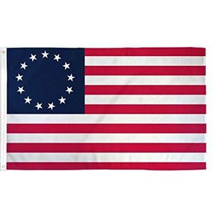 AZ FLAG Vlag USA 13 sterren Betsy Ross 90 x 60 cm - Amerikaanse vlag - VS 60 x 90 cm - vlaggen