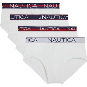 Nautica heren slip, 4 wit gesorteerde manchetten, L