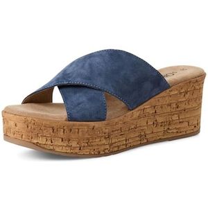 s.Oliver - Muiltjes - Zwart - Leer - Soft Foam Binnenzool