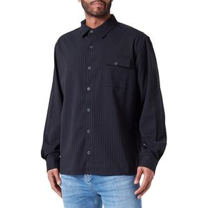 CFAugust LS gestreept shirt, 1940131/Dark Navy Melange, L