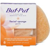 Buf-Puf Zachte gezichtsspons, Dermatoloog ontwikkeld, verwijdert diep vuil en make-up die puistjes en mee-eters veroorzaakt, herbruikbaar, exfoliërend, 1 telling