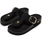 GIOSEPPO - Weare - Teenslippers - Zwart - Anatomisch Voetbed van Zachte Microvezel