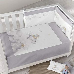 Pelsa Baby | dekbed voor kinderbed | dekbed voor meer bescherming voor baby's | dekbed voor baby's | kleur grijs | afmetingen 120 x 60
