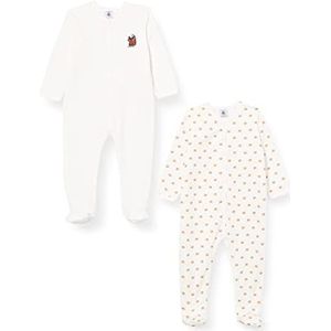 Petit Bateau Pyjama voor kinderen, uniseks, verpakking van 2 stuks, Versie 1., 24 Maanden