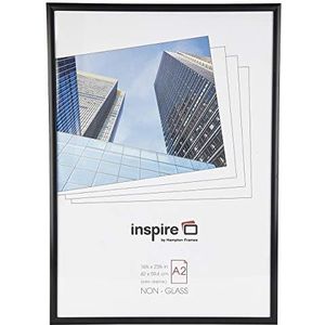 Hampton Frames BARTLETT A2 (42 x 59 cm) Zwarte fotolijst, fotolijst Plexi (niet-glas) BARA2BKPX