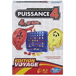 Hasbro Edition Voyage Puissance 4 - Reisspel voor kinderen vanaf 6 jaar - Compacte versie - Speel onderweg!