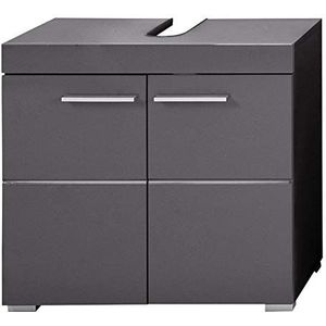 Trendteam Smart Living Amanda Badkamerkast, 60 x 56 x 34 Cm, Grijs Hoogglans