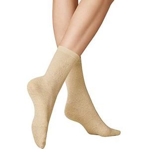 KUNERT Dames FINE Blossom SOD sokken, vanilla, 39/42, vanille, 39/42 EU