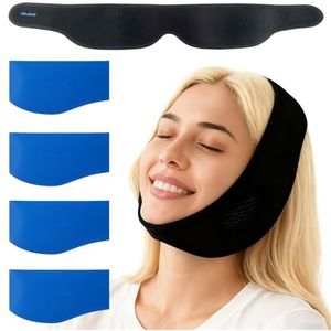 SURFOU Verstandskies Koelkompres, 4 stuks (zwart)