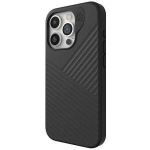 ZAGG Denali Snap iPhone 15 Pro Telefoonhoes - Valbescherming (16ft/5m), dubbellaags getextureerde mobiele telefoonhoes voor iPhone 15, antislip ontwerp, MagSafe-telefoonhoesje, zwart