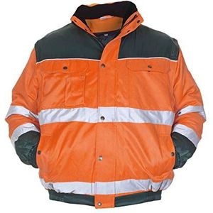 Hydrowear 047497 Leeds 3 in 1 Pilot Jack, Bever, 50% Polyester/50% Katoen, 3X-Large Mate, Oranje/Groen