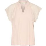 Cream - Crnola Lace Blouse - Blouse - Beige